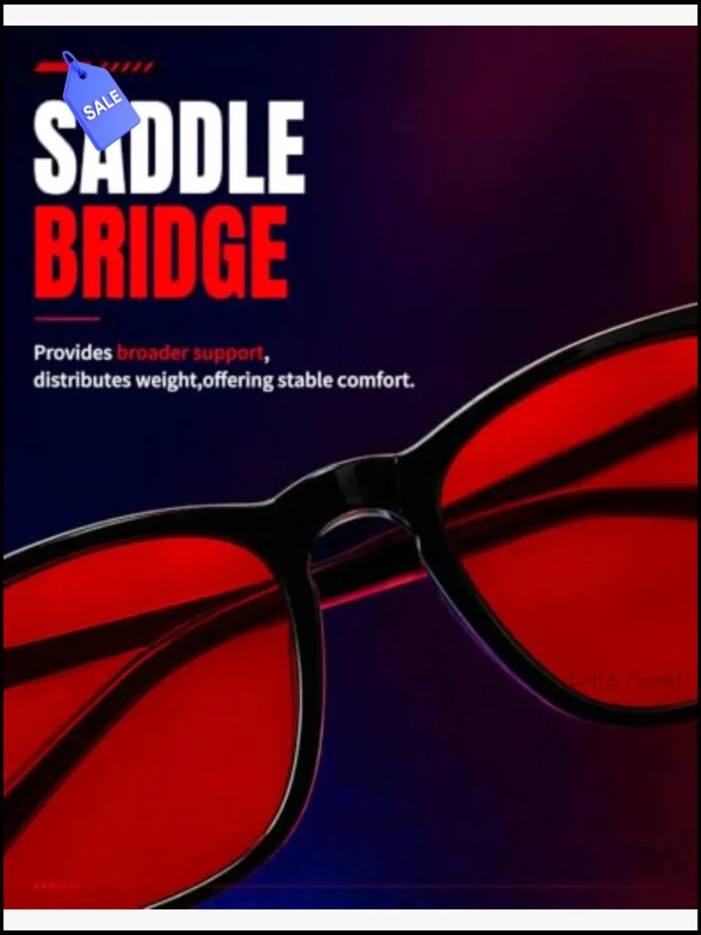 Red Lens Blue Light Blocking Glasses Square Frame Computer Gaming